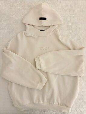 Fear of God Essentials Cloud Dancer Hoodie